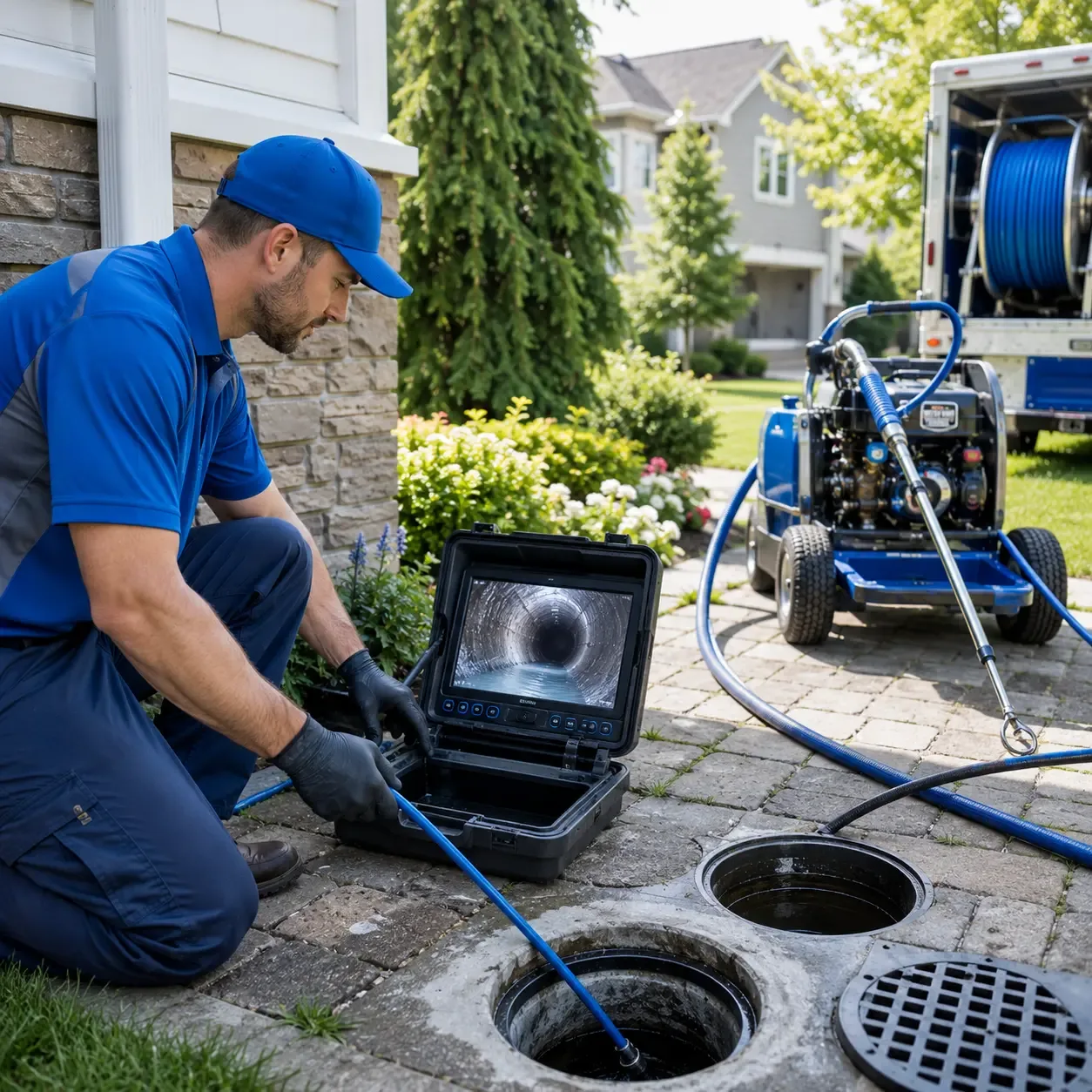 Outdoor drain cleaning professionals serving Vinton, VA